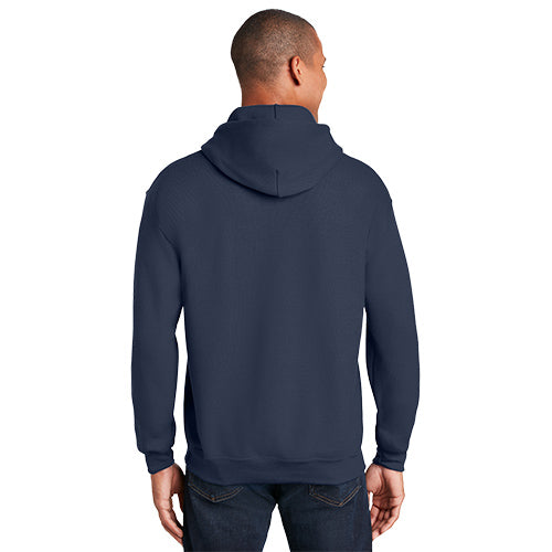 Adult Navy Blue Sled Insanity Hoodie with Green Logo