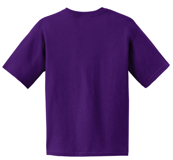 Youth Purple Sled Insanity T-Shirt with Green Logo