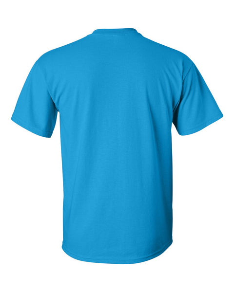Adult Blue Sapphire Sled Insanity T-Shirt with Green Logo