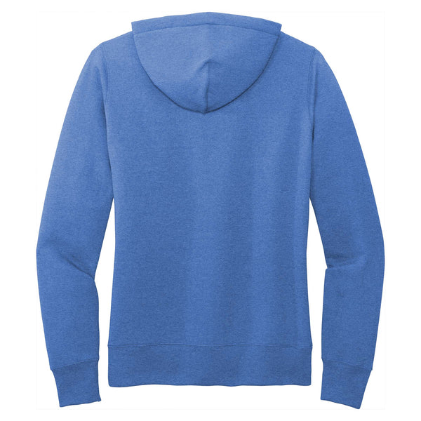 Ladies Blue Sled Insanity Hoodie with Green Logo